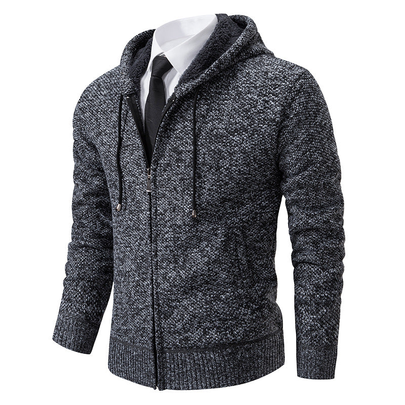 Mens Knit Cardigan With Modern Cut And Zip Front Streetwave Stylish Everyday Wear