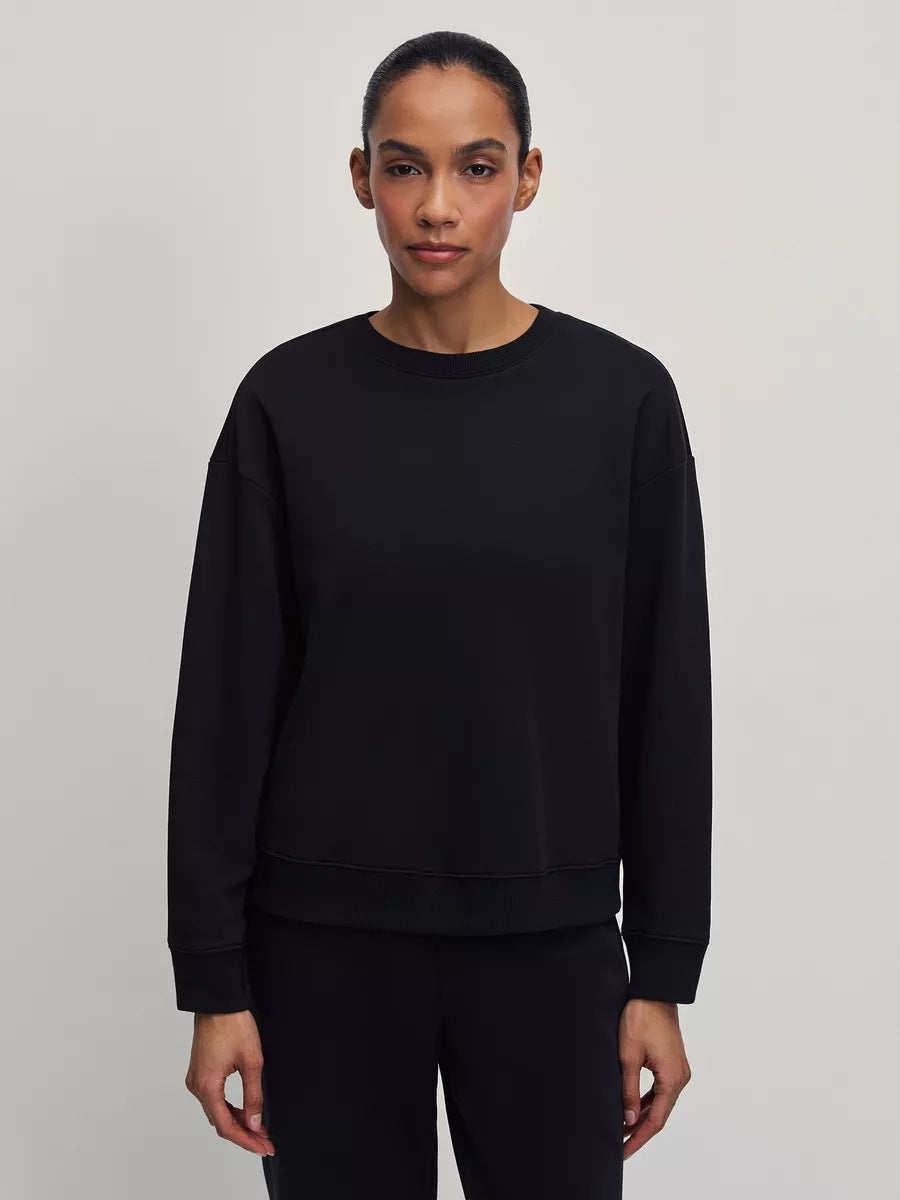 Street-Wave Women Cozy Oversized Sweatshirt With Relaxed Fit For Everyday Comfort