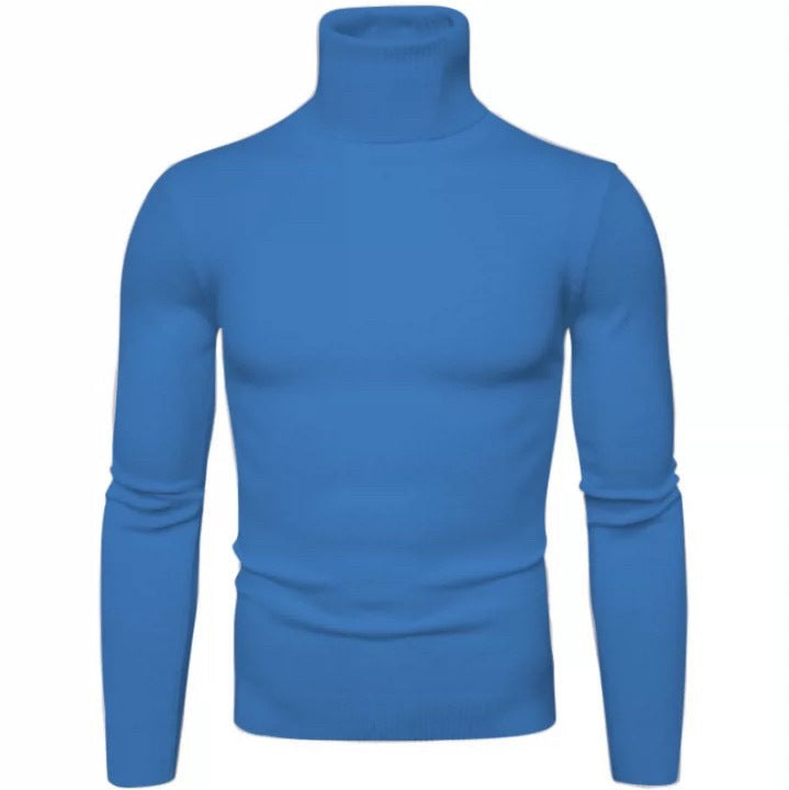 Street Wave Mens Merino Wool Turtleneck Sweater Elegant Soft Warm Everyday Comfort