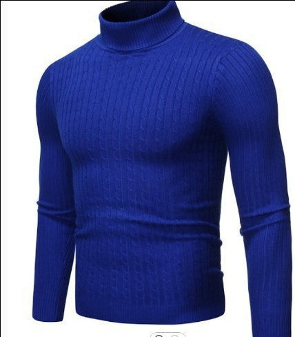 Mens Turtleneck Knit Sweater Fine Knit Warmth Street Wave For Everyday Wear And Smart Casual