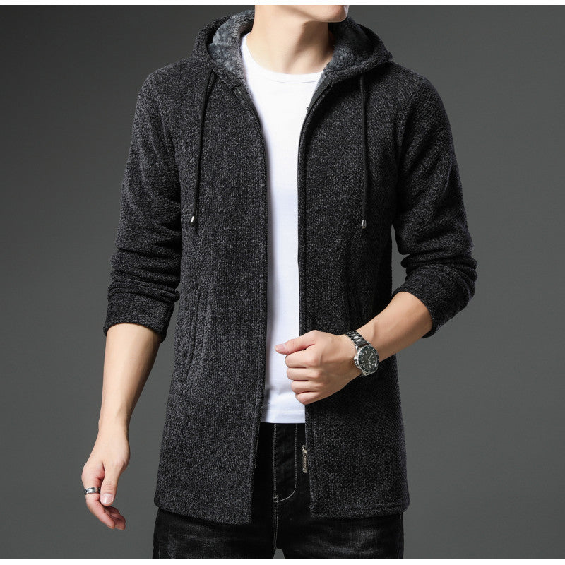 Street-Wave Men's Urban Hooded Jacket for Style-Conscious Versatile Casual Outings and Comfort