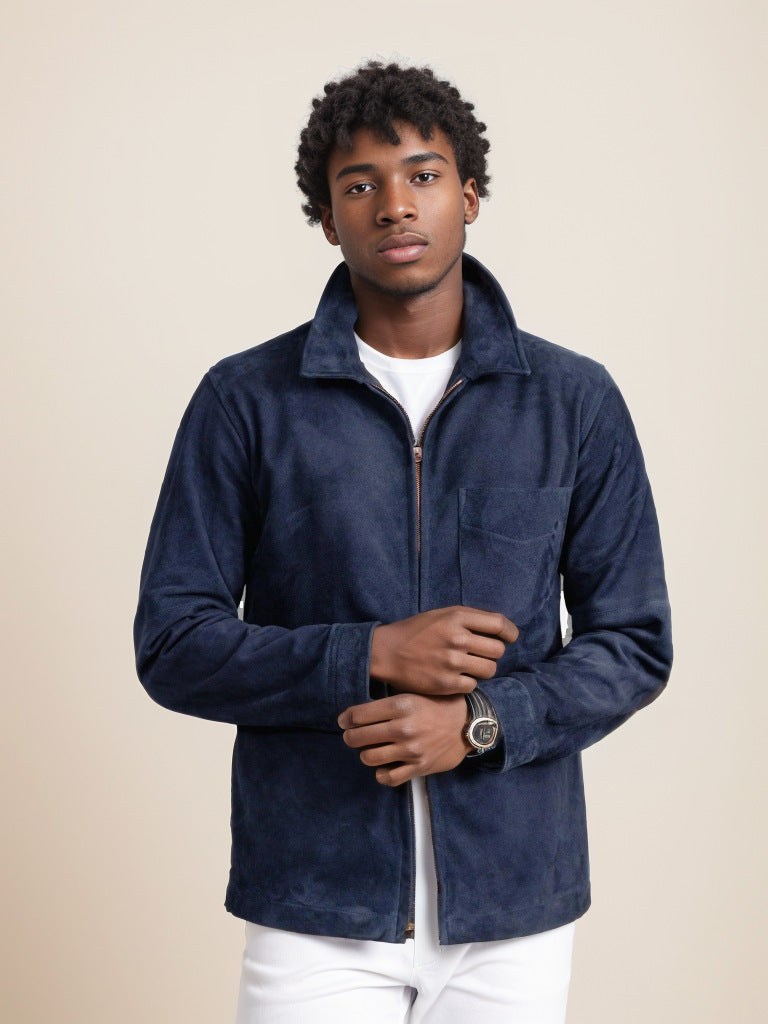 Street-wave Softshell Jacket For Men With Stand-Up Collar, Lightweight Transitional Weather Protection
