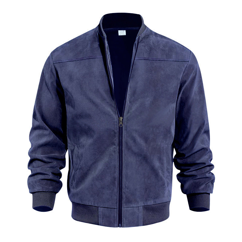 Street Wave Mens Quilted Jacket With Structured Design And Ribbed Cuffs For Everyday Warmth