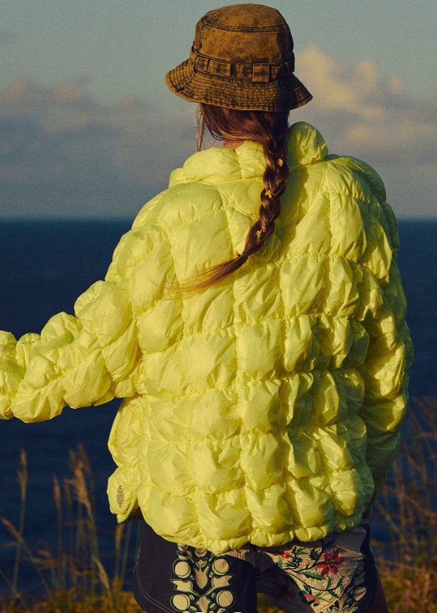 Street-Wave Women's Puffer Jacket - Ultra Warm Insulated Quilted Coat for Everyday City Style