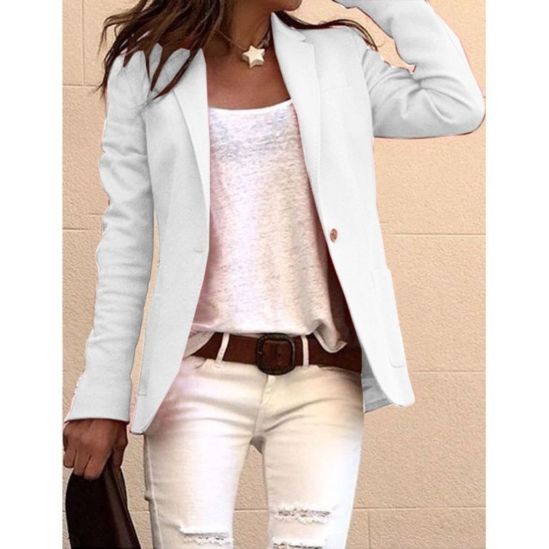 Streetwave Women Blazer Elegant Yet Casual Versatile Tailored Jacket For Work And Weekend