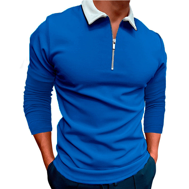 Mens Quarter Zip Pullover With Breathable Cotton Blend For Active Men Streetwave