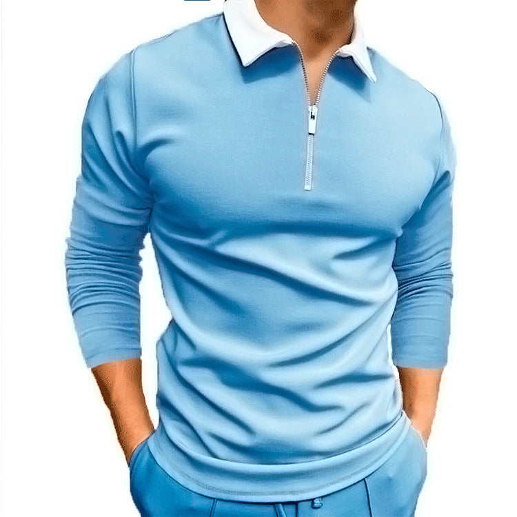 Mens Quarter Zip Pullover With Breathable Cotton Blend For Active Men Streetwave