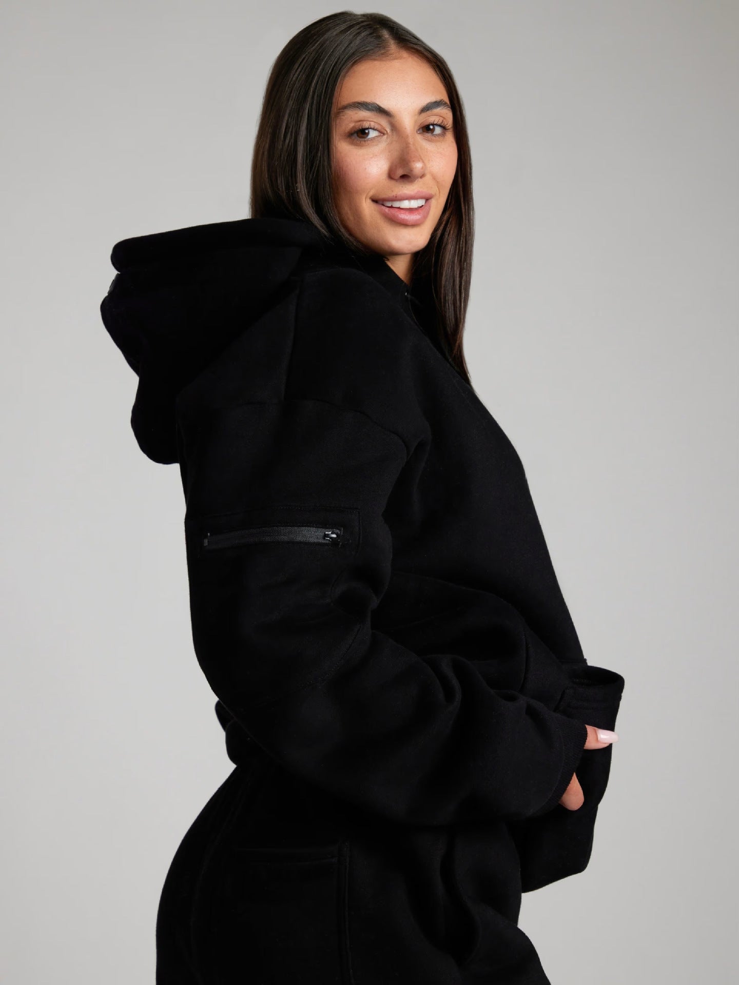 Relaxing Hoodie With Integrated Sleep Mask Street-wave For Women Cozy Comfort Day And Night