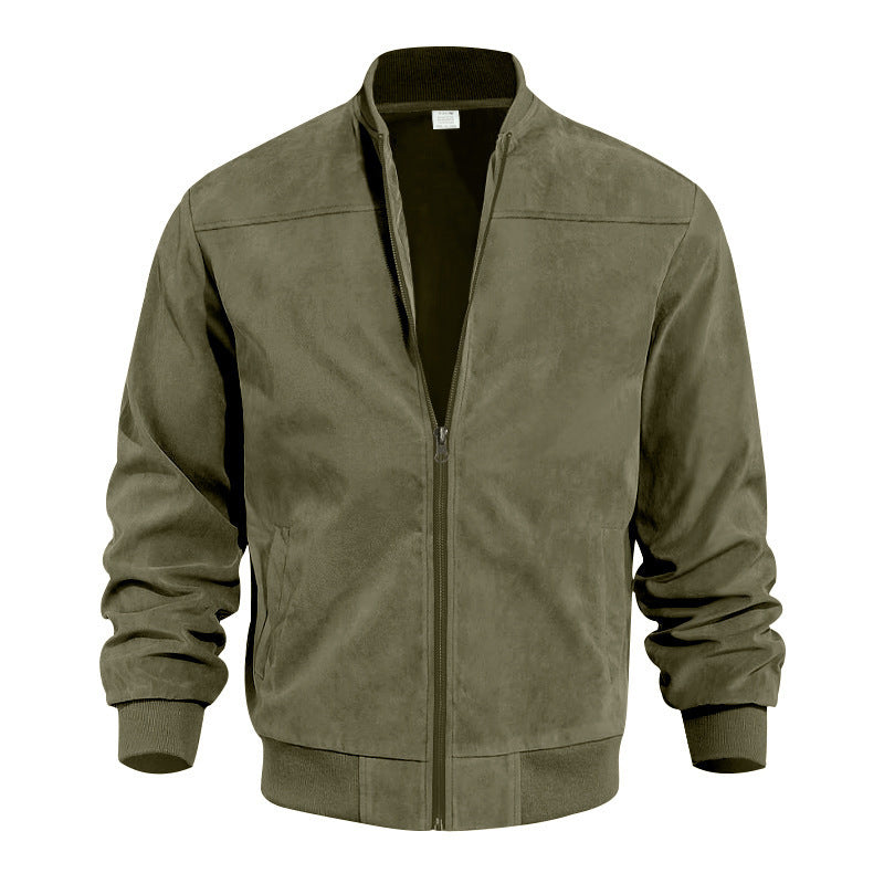 Street Wave Mens Quilted Jacket With Structured Design And Ribbed Cuffs For Everyday Warmth