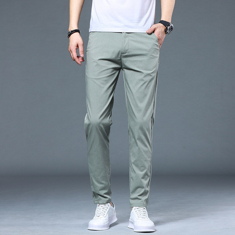 Street-Wave Men's Breathable Slim-Fit Leisure Pants for All-Day Comfort and Style Ultimate Everyday Urban Comfort