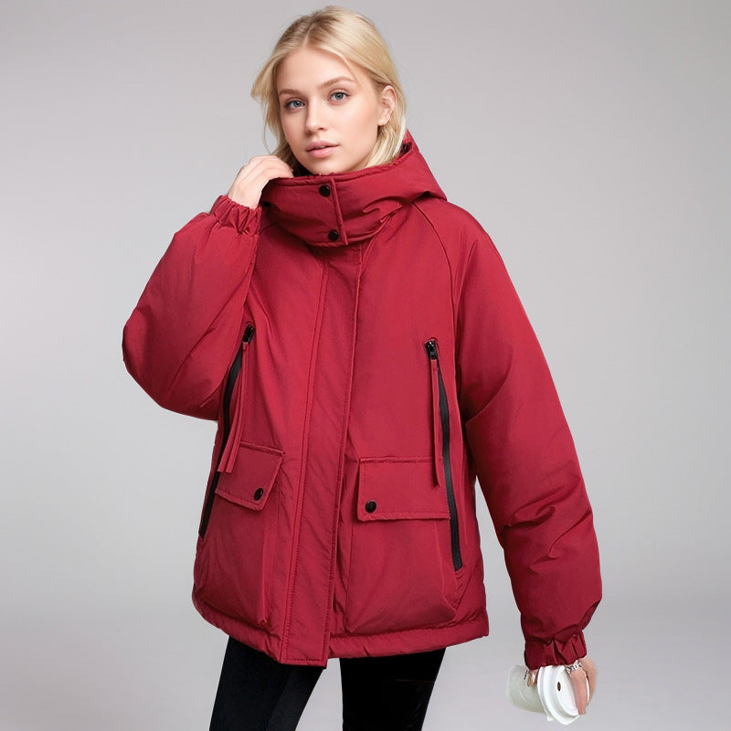 Streetwave Women Sporty Water Repellent Transitional Jacket With Multi Pocket Design And Adjustable Collar