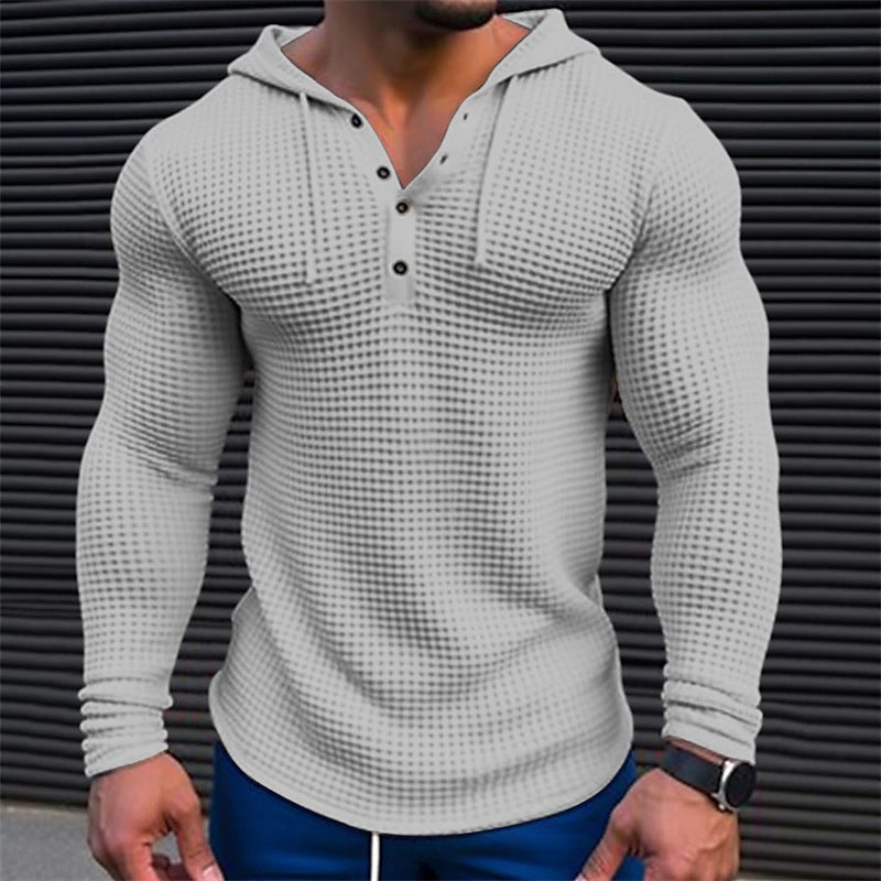 Street-Wave Men's Structured Hoodie With Knit Collar For Premium Everyday Comfort And Style