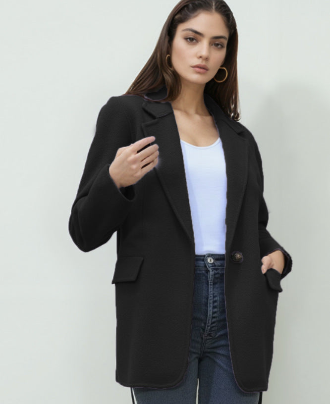 Street Wave Soft Blazer For Women With Tailored Fit Elegant Comfort For Every Occasion