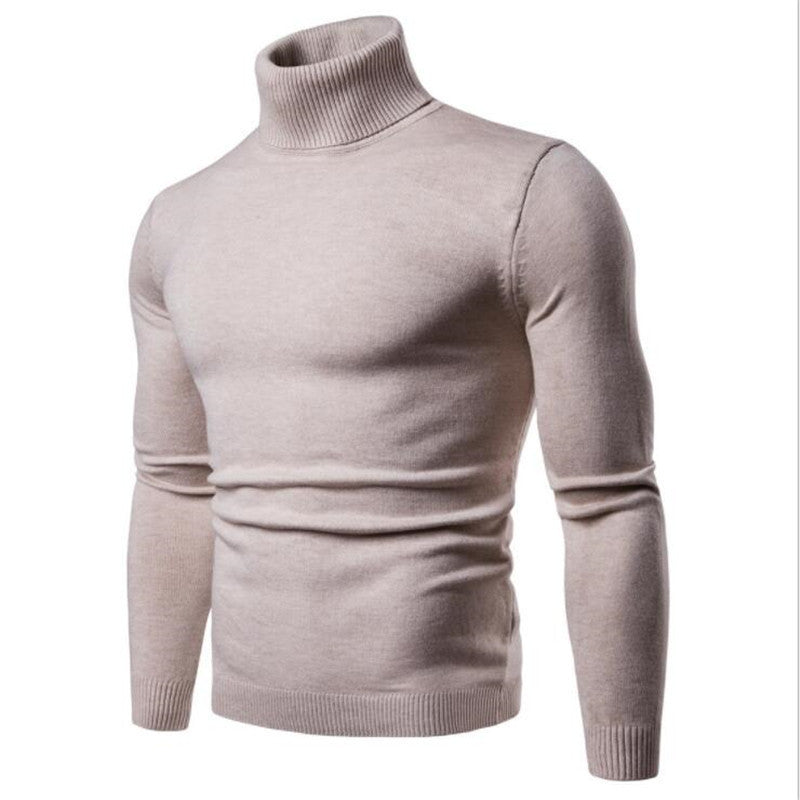 Street Wave Mens Merino Wool Turtleneck Sweater Elegant Soft Warm Everyday Comfort