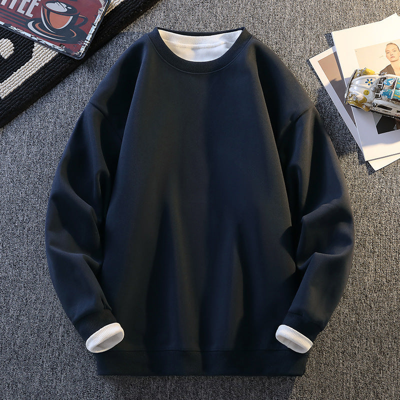 Street-wave Womens Sweatshirt With Contrasting Sleeves For Cozy Casual Everyday Comfort