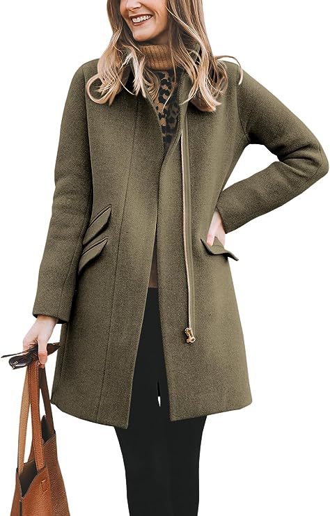 Street-wave Womens Wool Coat With Asymmetrical Cut For Stylish Warmth And Modern Look