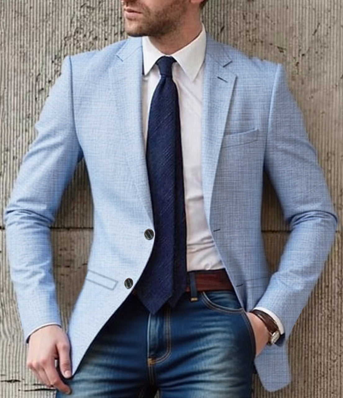 Mens Elegant Structured Blazer With Breathable Fabric Streetwave For Professionals