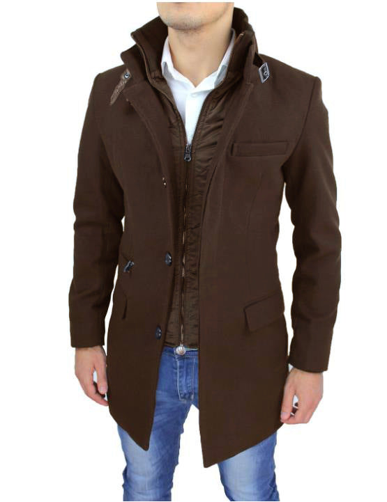 Street-wave Mens Stylish Warm Jacket With Innovative Inner Lining For Comfort And Warmth
