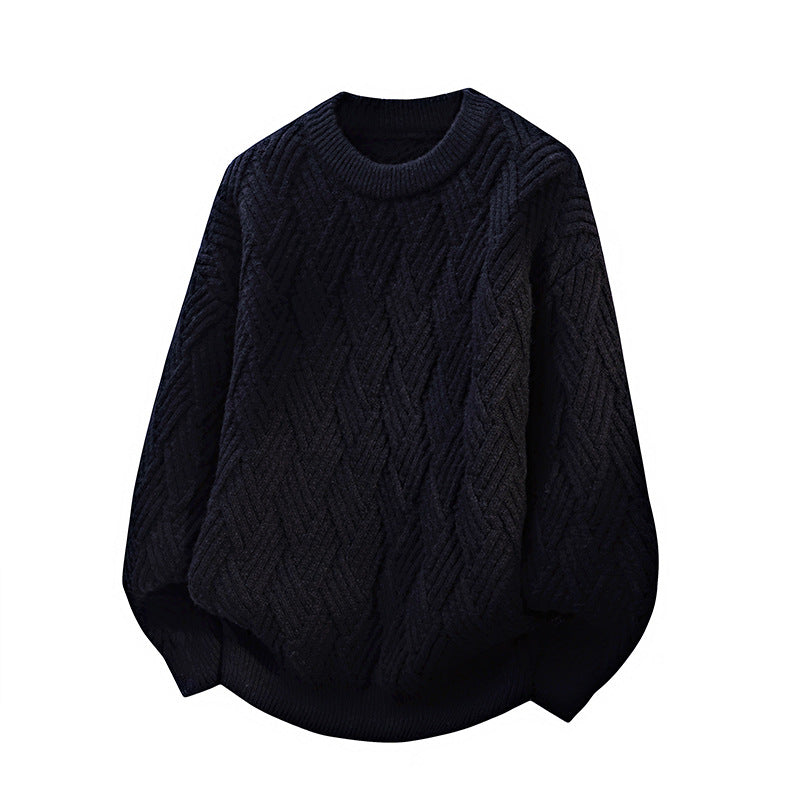 Street-wave Women's Patterned Cable Knit Sweater Cozy Warmth Soft Knitwear For Everyday Chic Comfort