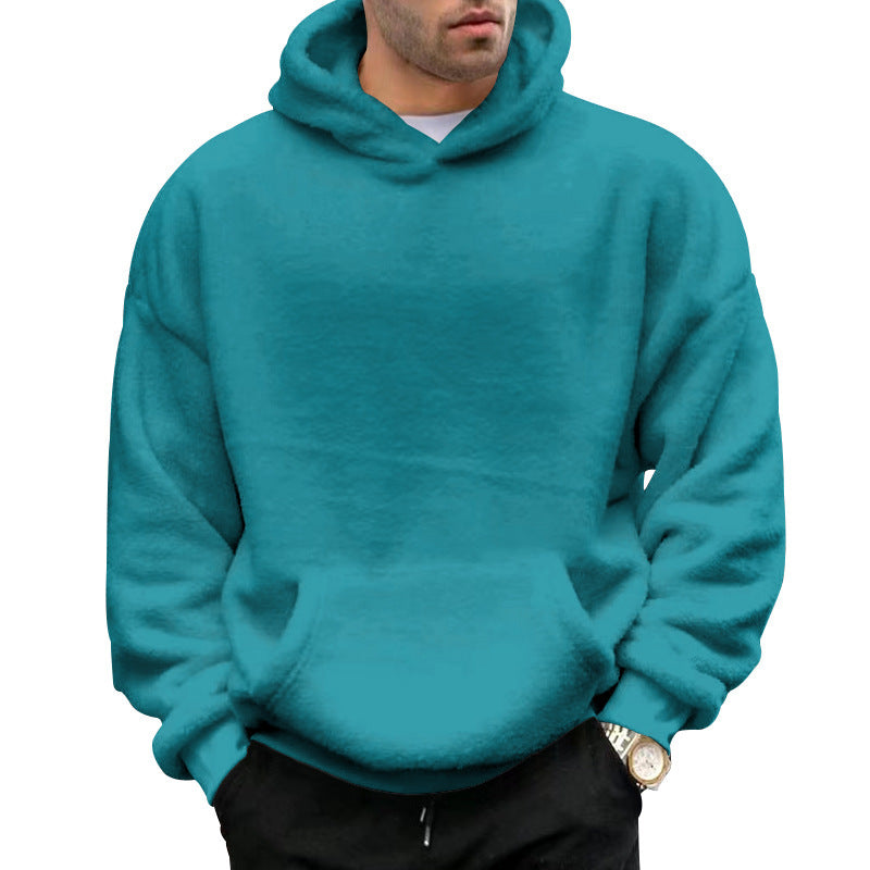 Street-Wave Mens Oversized Hoodie With Soft Cotton Blend For Casual Streetwear And Comfort