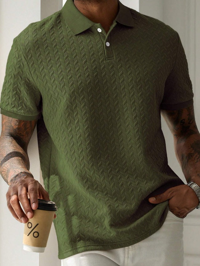 Men's Polo Shirt by Street-wave Elegant Design Breathable Cotton Blend Everyday For Men