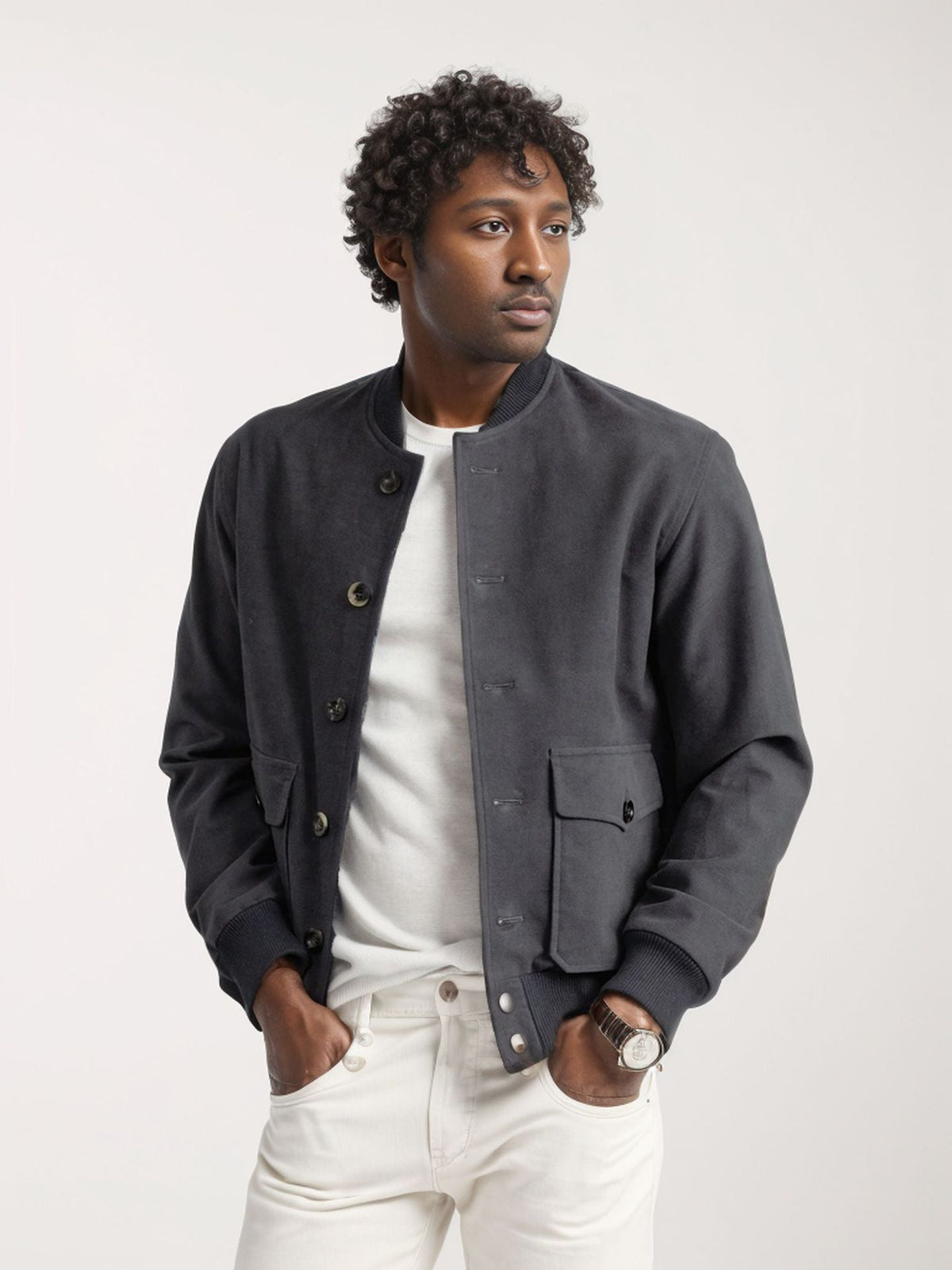 Street-wave Mens Casual Puffer Jacket With Practical Pockets For Everyday Comfort