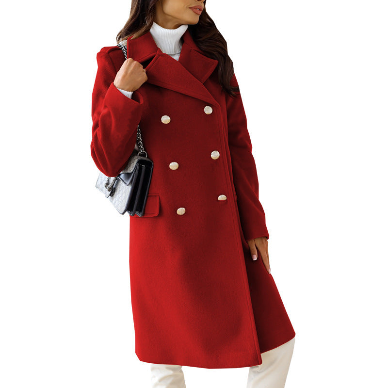 Street-wave Women's Wool Coat - Elegant Warmth, Premium Winter Outerwear for Modern Women