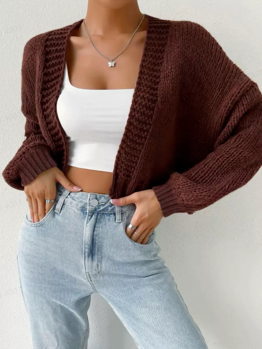 Street-Wave Womens Structured Knit Cardigan With Casual Fit For All Occasions Ultimate Comfort