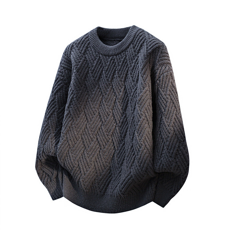 Street-wave Women's Patterned Cable Knit Sweater Cozy Warmth Soft Knitwear For Everyday Chic Comfort