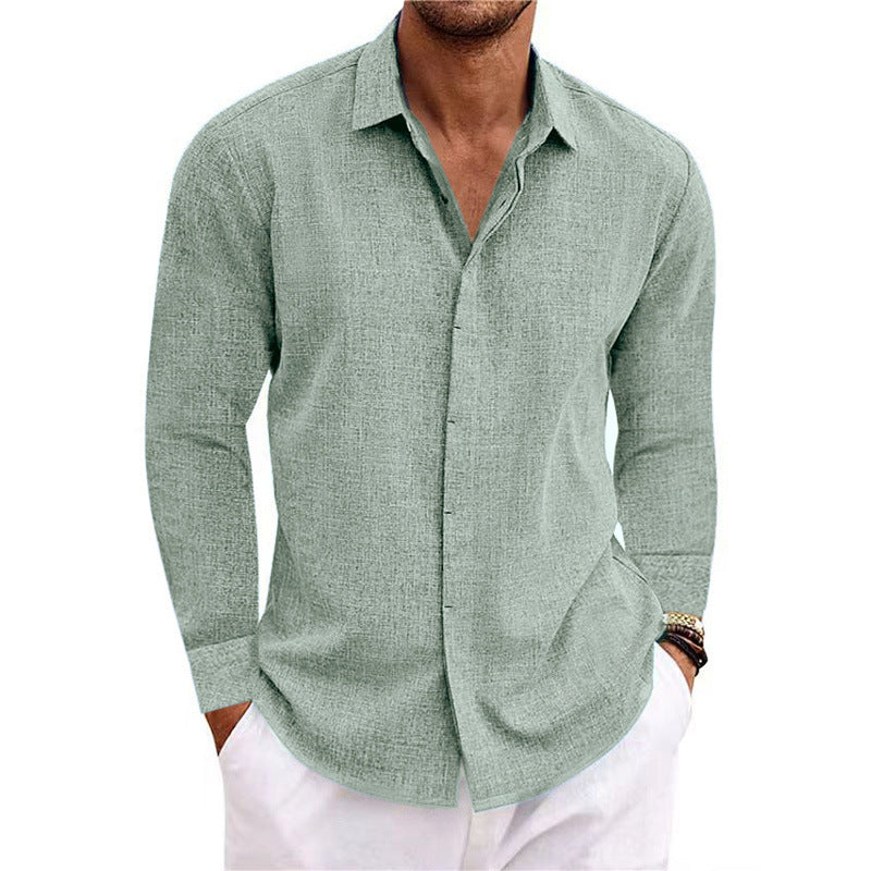 Street Wave Men's Breathable Cotton Casual Shirt With Long Sleeves Modern Fit Everyday
