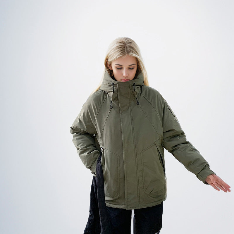 Street-wave Womens Insulated Functional Jacket With High Collar And Strategic Pockets