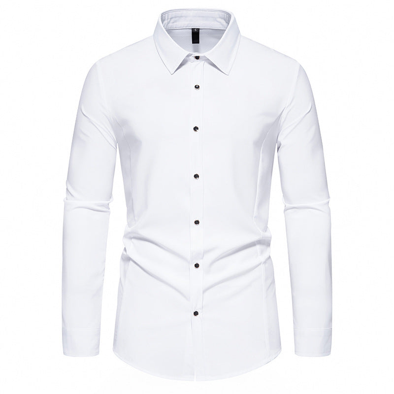 Street-Wave Men's Dress Shirt With Elegant Fit And Premium Fabric For Smart Casual Style