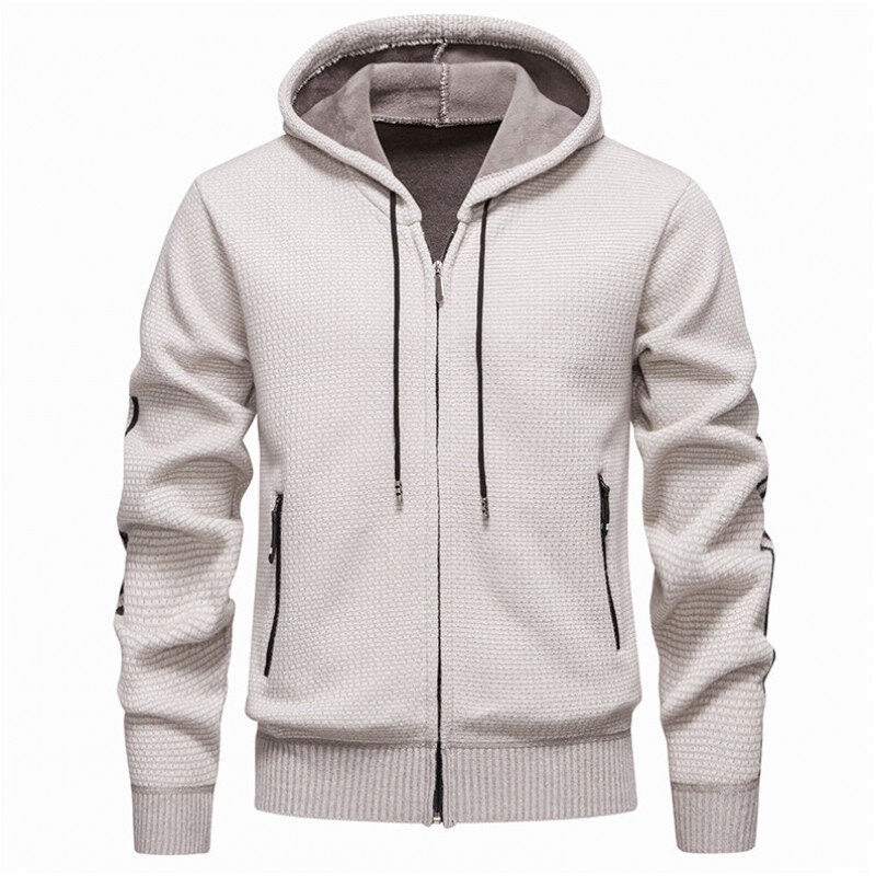 Street-Wave Men's Zip Sweat Jacket With Zip Pockets For Active Everyday Comfort Pro