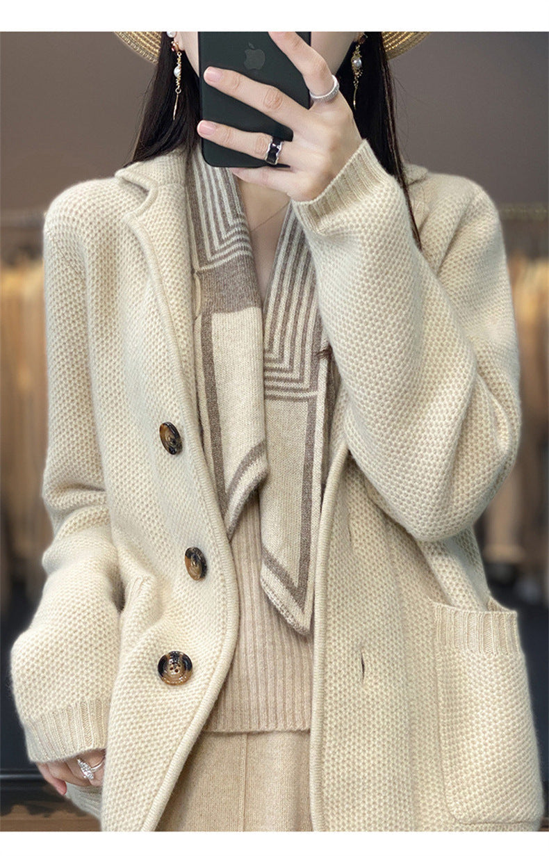Streetwave Womens Oversized Knit Cardigan Cozy Soft Knit For Effortless Layering