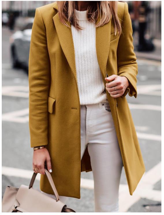 Street Wave Women's Tailored Transitional Blazer Elegant Figure Flattering Fit For Work