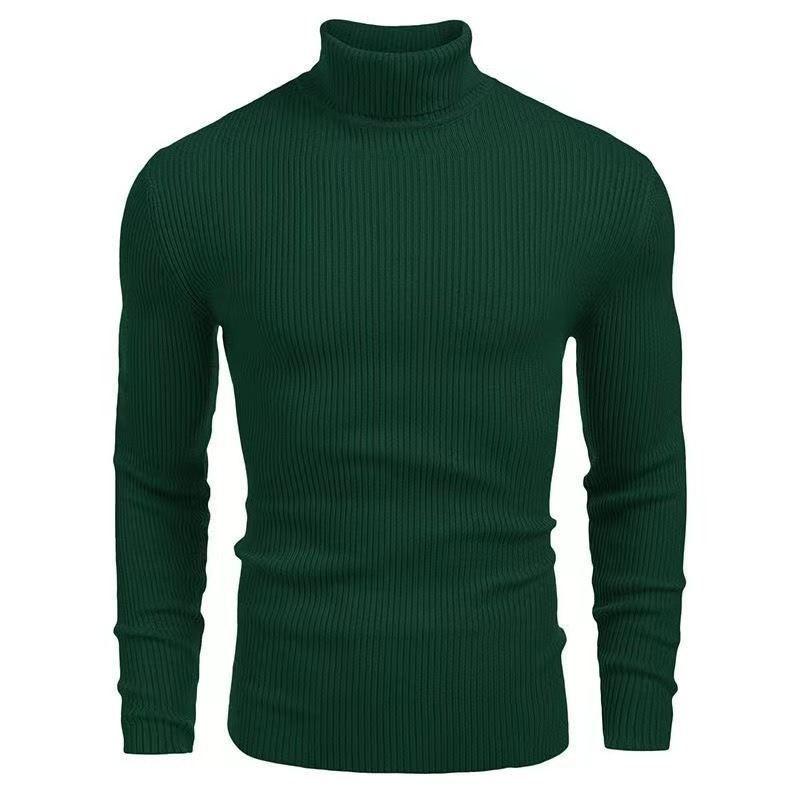 Street Wave Womens Turtleneck Knit Sweater With Ribbed Pattern Cozy Warmth For Women