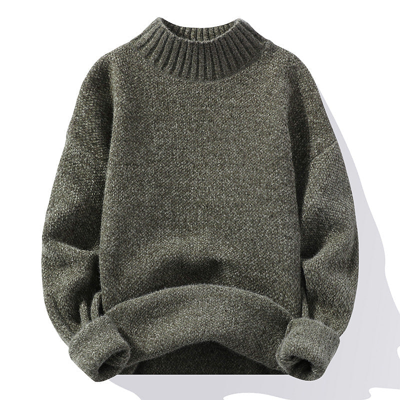 Street-wave Women's High-Neck Ribbed Knit Pullover - Cozy Soft Feel, Premium Comfort, Casual Chic