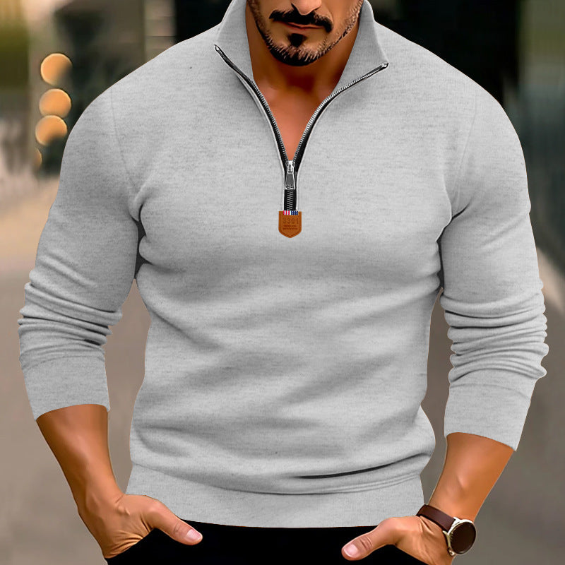 Street-wave Men's Zip Up Sweatshirt - Premium Soft Fleece, Modern Front Zipper, Comfortable Fit