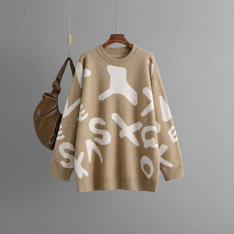 Street Wave Delilah Graphic Sweater Unisex Cozy Bold Print