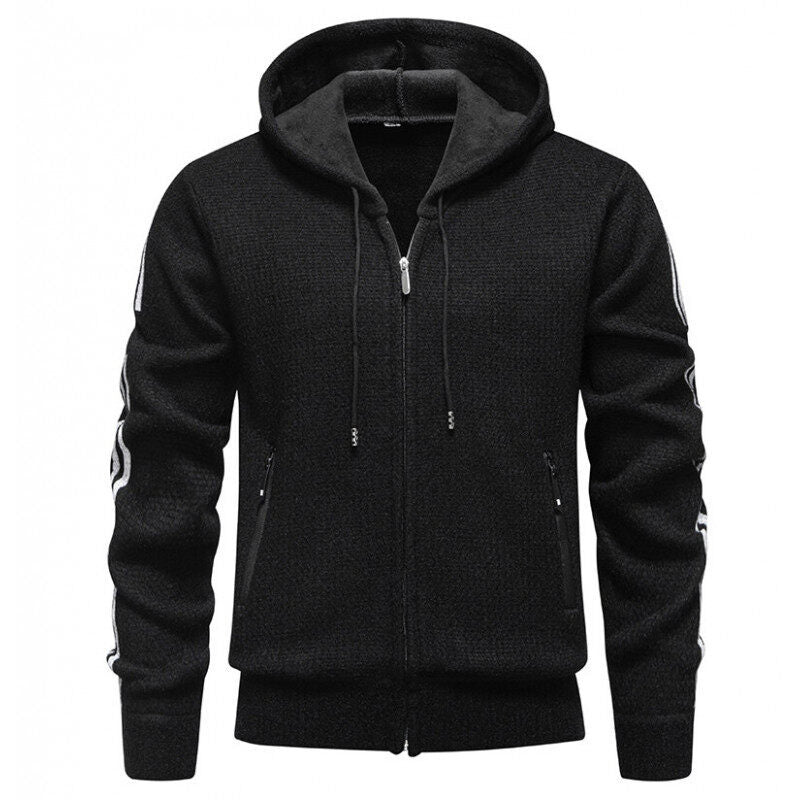 Street-Wave Men's Zip Sweat Jacket With Zip Pockets For Active Everyday Comfort Pro