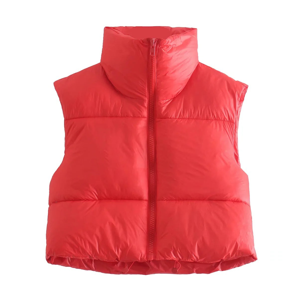 Street-wave Womens Puffer Vest With High Collar Lightweight Warmth For Women All Season