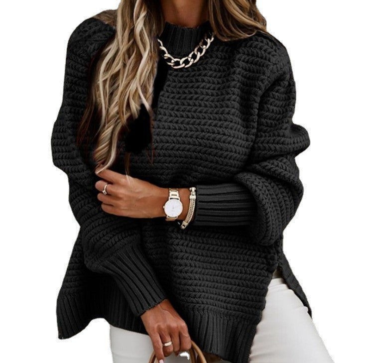 Womens Oversized Knit Sweater With Structured Knit By Street Wave For Women Cozy Chic
