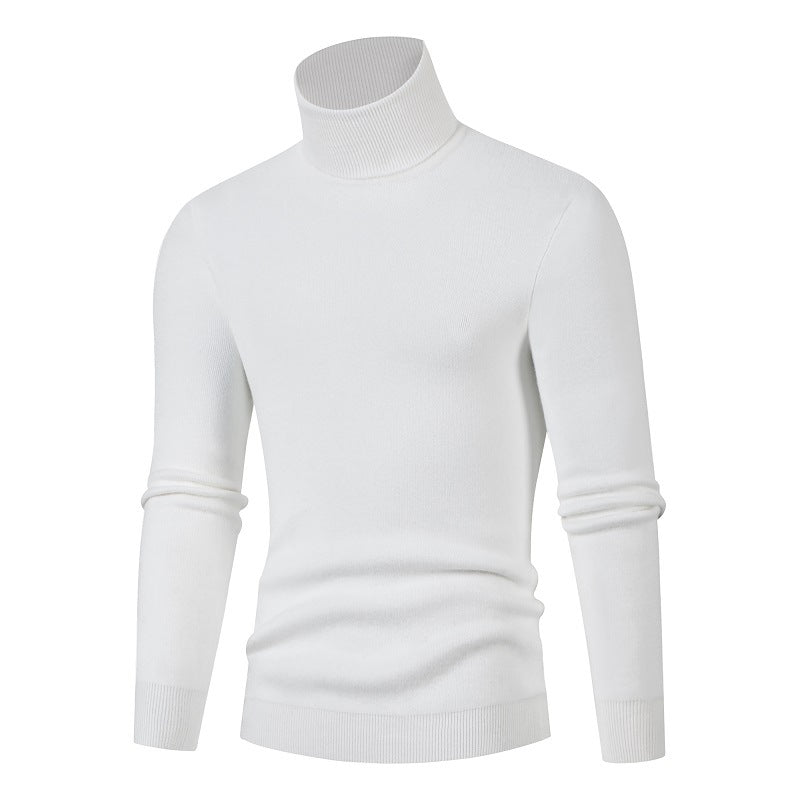 Streetwave Mens Soft Turtleneck Sweater Warm Knit For Comfortable Style Everyday Wear