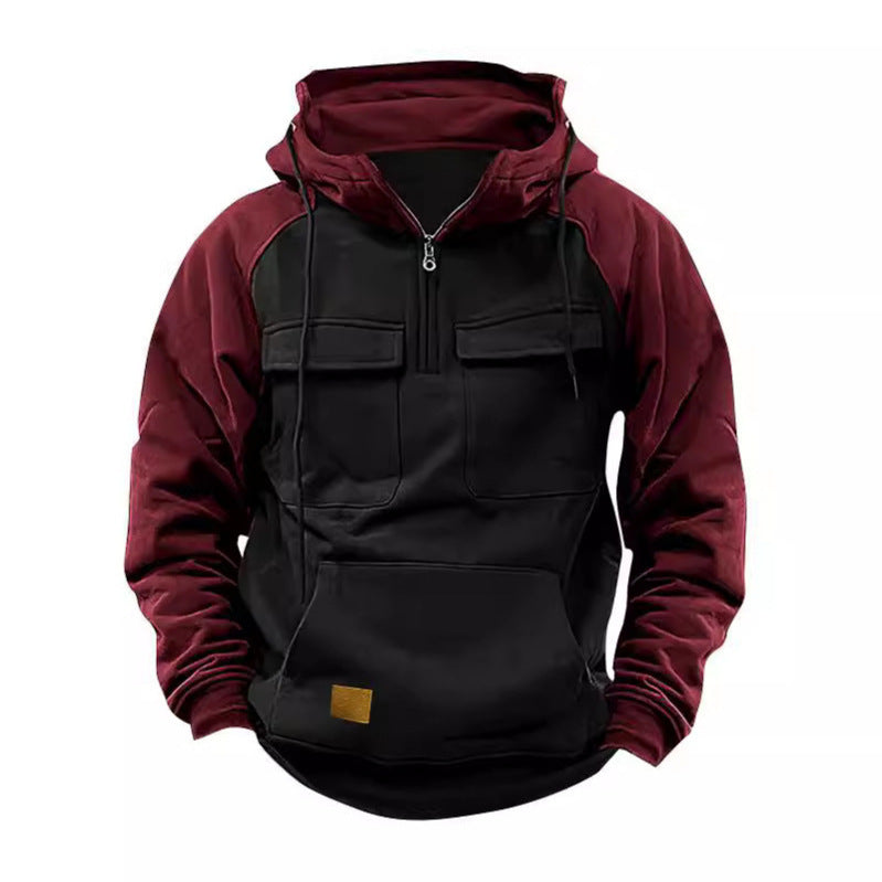 Men's Functional Hoodie Streetwave Innovative Breathable Comfort With Utility Pockets And Hood For Men