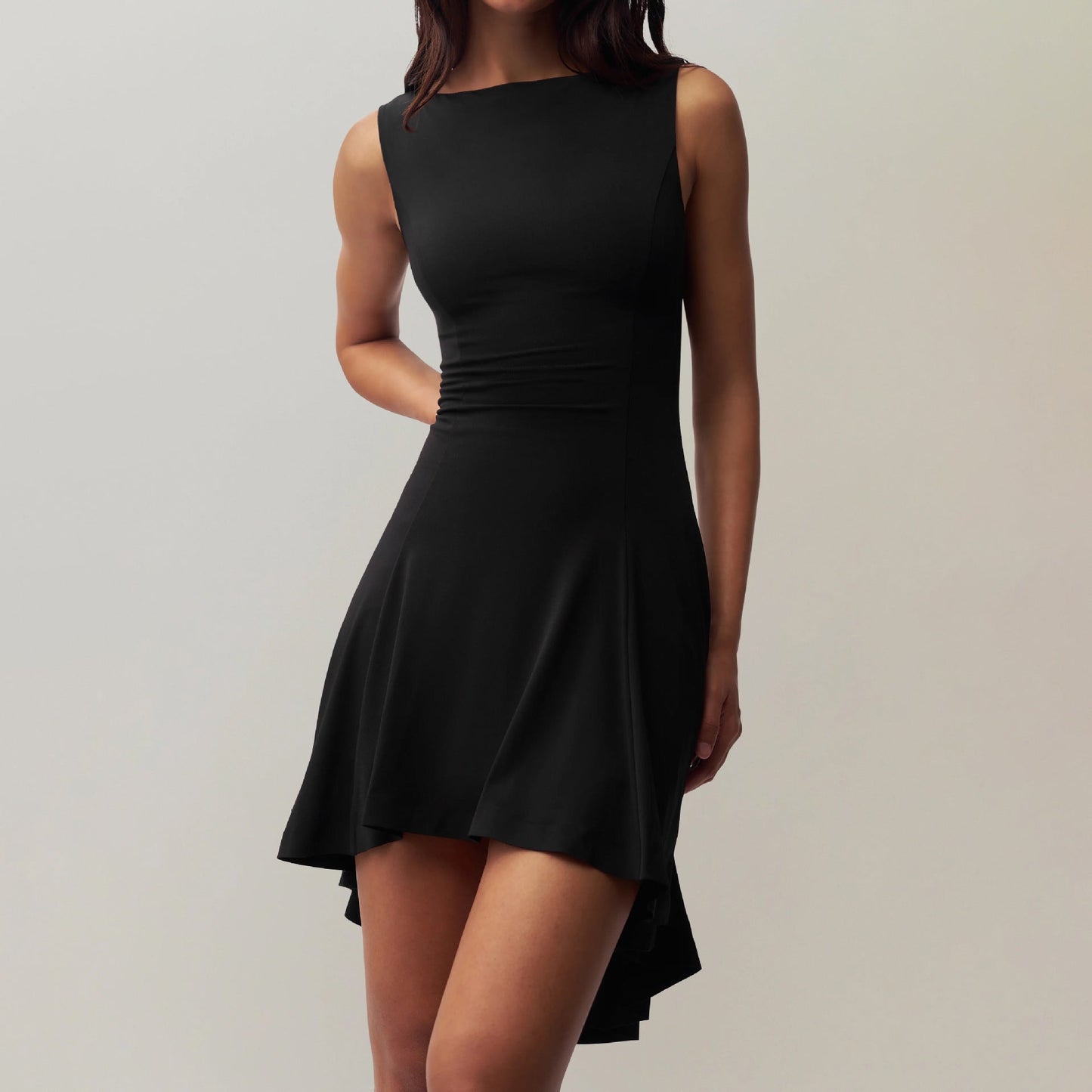 Streetwave Sleeveless Asymmetric Dress For Women Elegant Versatile Everyday Wear
