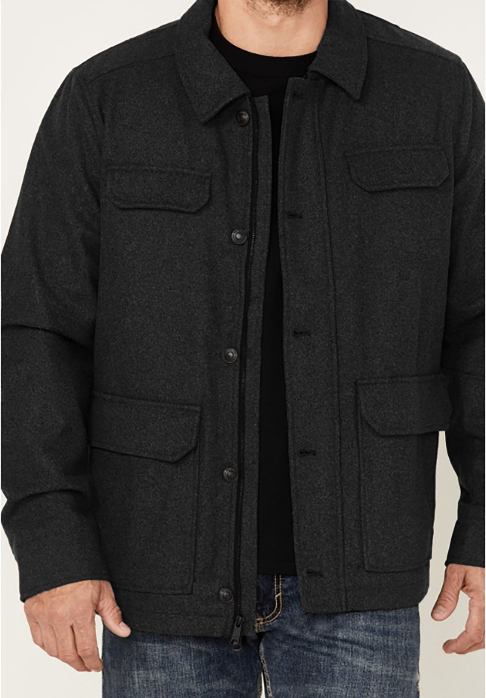 Mens Flannel Jacket Streetwave Casual Warm Outerwear For Men In Transitional Weather
