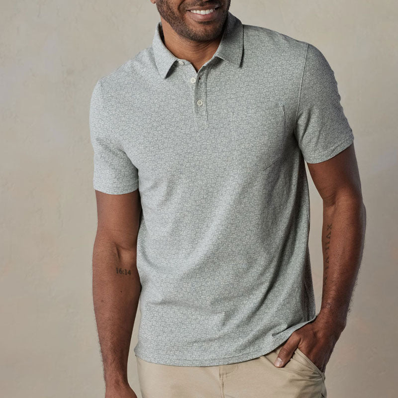 Street-Wave Nordisk Flair Men's Polo Shirt Cotton Blend Regular Fit Chest Pocket
