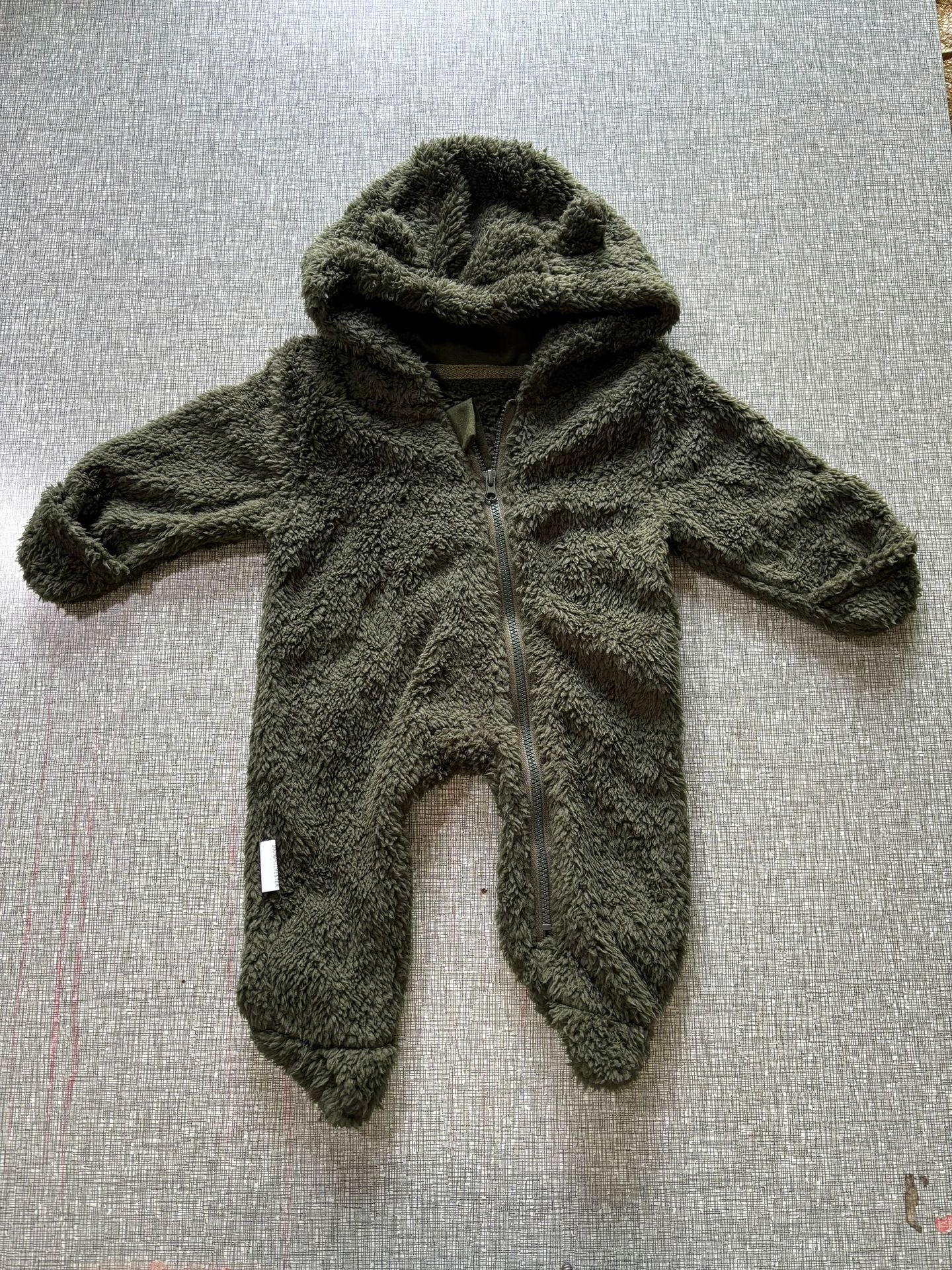 Street-wave Toddler Fleece Hooded Onesie Cozy Warm Winter Coverall For Toddlers Weatherproof