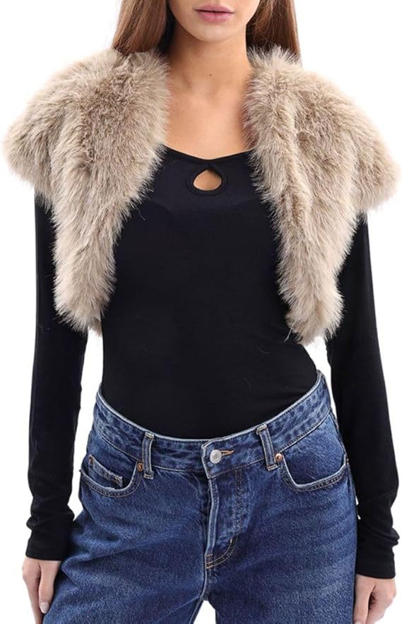 Street-Wave Fluffy Faux Fur Vest For Women Open Design Cozy Warmth Chic Lightweight Layer