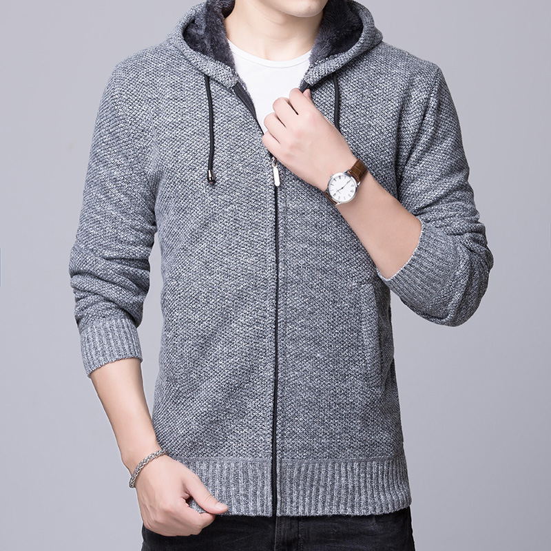 Street Wave Men's Cozy Zip Hoodie With Fleece Lined Interior For All Day Comfort